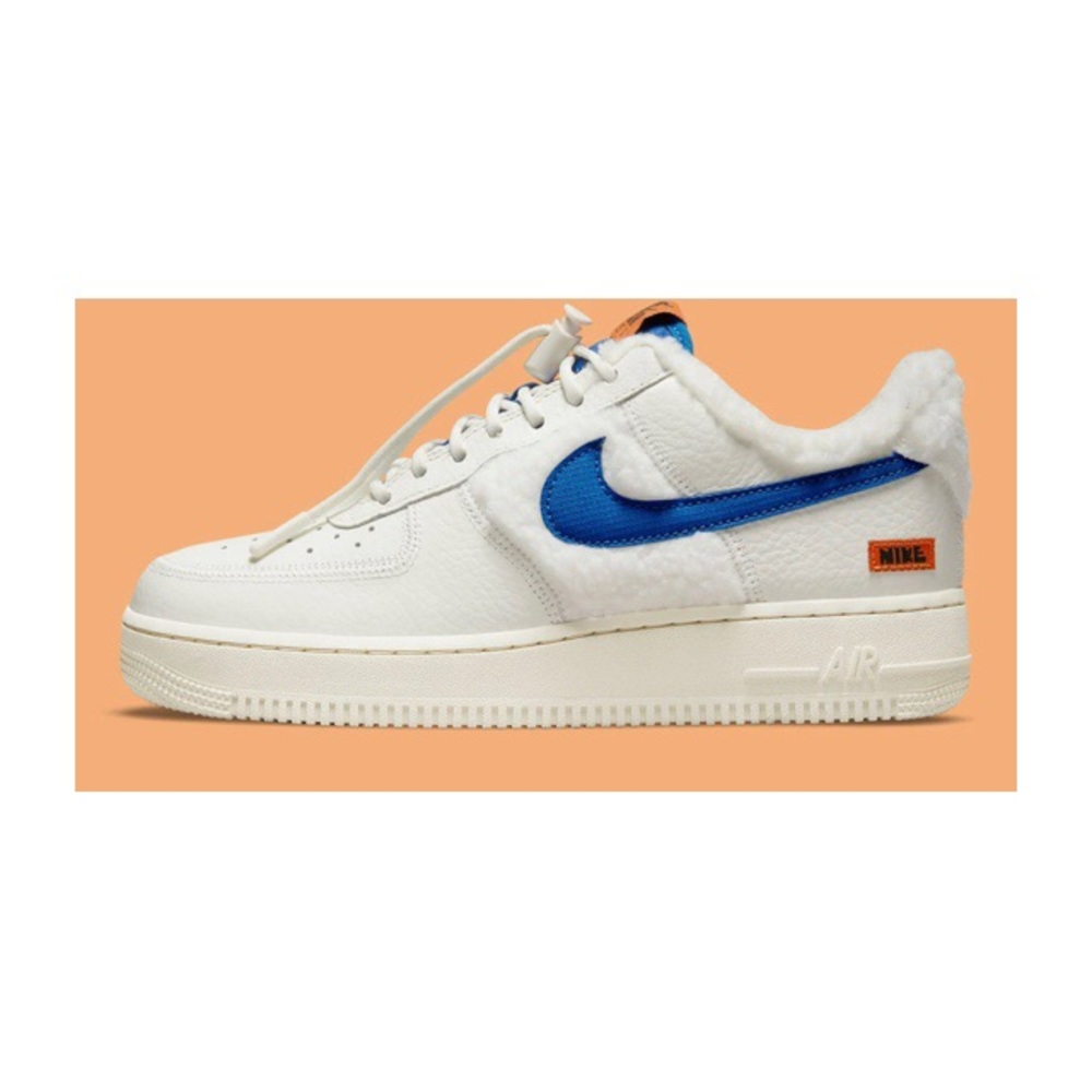 Nike Air Force Sherpa With Blue & Fur